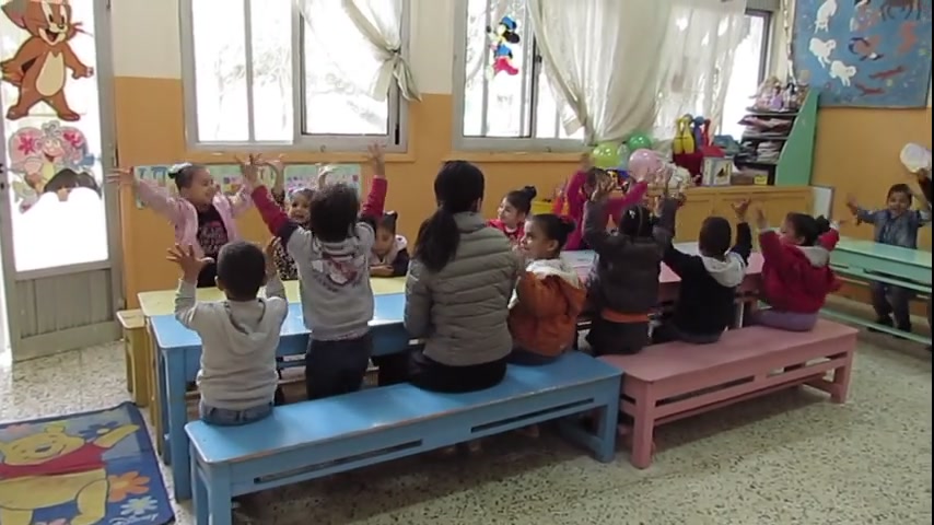 Aula no orfanato